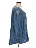 MULTIPLES 100% Lyocell Blue 3/4 Sleeve Blouse Size XL - photo 4
