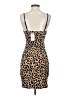 Guess Animal Print Tan Cocktail Dress Size S - photo 2