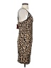 Guess Animal Print Tan Cocktail Dress Size S - photo 4