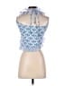 Assorted Brands 100% Cotton Blue Sleeveless Blouse Size L - photo 2