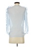 Zara 100% Polyester Blue Sleeveless Blouse Size XS - photo 2