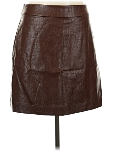 J.Crew Factory Store Faux Leather Skirt (view 1)