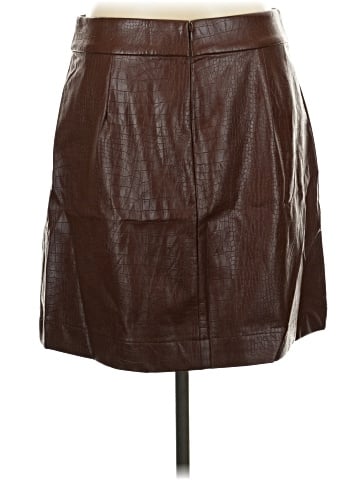 J.Crew Factory Store Faux Leather Skirt (view 2)