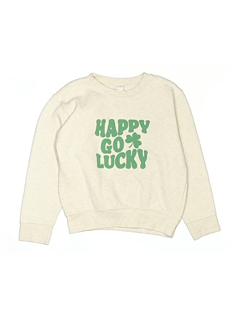 Pre-owned Rabbit Skins Kids' Sweatshirt In Ivory
