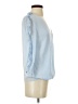 Zara 100% Polyester Blue Sleeveless Blouse Size XS - photo 4
