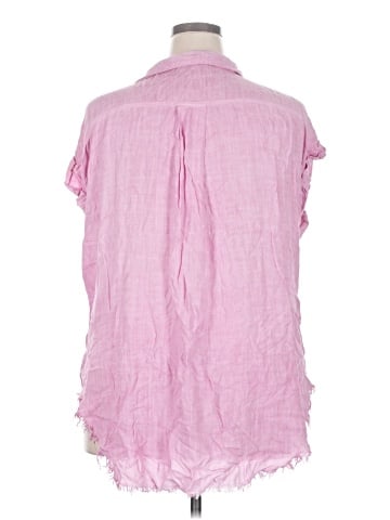 Umgee Sleeveless Button-Down Shirt (view 2)