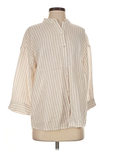 Eileen Fisher 3/4 Sleeve Button-Down Shirt (view 1)
