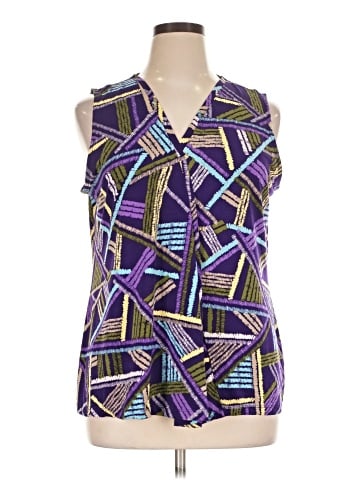 Dana Buchman Sleeveless Blouse (view 1)