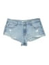 Seven7 100% Cotton Blue Denim Shorts Size 30 waist - photo 1