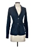 Burberry Brit 100% Wool Blue Wool Blazer Size 2 - photo 1