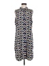 CAbi Print Blue Casual Dress Size M - photo 1