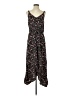 MOD 100% Rayon Floral Black Casual Dress Size S (estimated) - photo 1