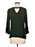 Daniel Rainn 100% Rayon Green 3/4 Sleeve Blouse Size S - photo 1