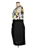 AB Studio 100% Polyester Graphic Black Cocktail Dress Size 14 - photo 5