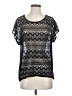Chloe K Black lace blouse Size S - photo 1