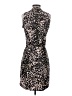 Veronica M. Animal Print Black Cocktail Dress Size S - photo 2