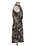 Veronica M. Animal Print Black Cocktail Dress Size S - photo 4