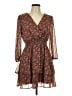 Mimi Chica Paisley Brown Casual Dress Size L - photo 1