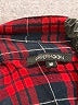Papermoon Plaid Red Long Sleeve Button-Down Shirt Size M - photo 7