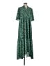Ann Taylor 100% Polyester Paisley Green Casual Dress Size S - photo 1