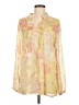 Susan Graver Yellow Long Sleeve Blouse Size M - photo 1