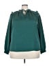 Knox Rose 100% Polyester Teal 3/4 Sleeve Blouse Size XXL - photo 1
