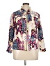 MULTIPLES 100% Cotton Print Pink Jacket Size 1X - photo 1