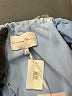 Charles Henry Solid Blue Cocktail Dress Size S - photo 7