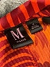 Milano 100% Polyester Orange Long Sleeve Blouse Size M - photo 7