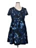 Apt. 9 Paisley Blue Cocktail Dress Size XXL - photo 1