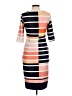 En Focus Studio 100% Polyester Stripes Orange Cocktail Dress Size 6 - photo 2