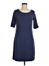Paraphrase Solid Blue Casual Dress Size M - photo 1