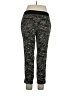 Ann Taylor LOFT 100% Polyester Paisley Black Casual Pants Size 12 Petite - photo 2