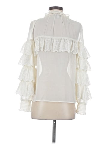 Topshop Long Sleeve Blouse (view 2)