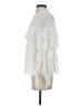 Topshop 100% Polyester Ivory Long Sleeve Blouse Size 4 - photo 5