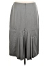 Cato Solid Gray Casual Skirt Size 8 - photo 2