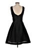 Alfred Sung 100% Polyester Solid Black Cocktail Dress Size 4 - photo 2