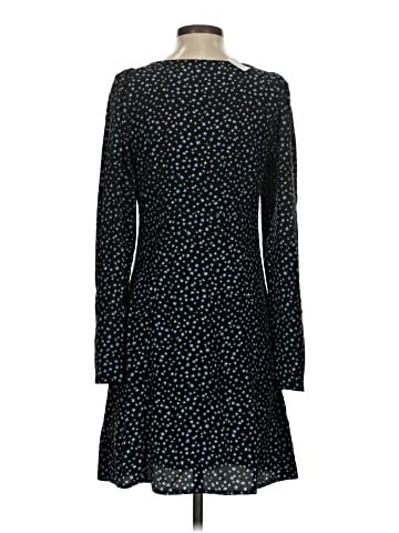 Madewell Seamed Long-Sleeve Mini Dress in Ditsy Floral (view 2)