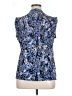 Dana Buchman Blue Sleeveless Blouse Size XL - photo 2