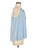 Naked Zebra 100% Polyester Blue Sleeveless Blouse Size M - photo 4