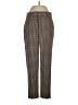 J.Crew Houndstooth Brown Wool Pants Size 0 - photo 1