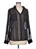Express 100% Polyester Black Long Sleeve Blouse Size L - photo 1