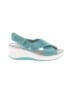 Clarks Teal Wedges Size 8 - photo 1