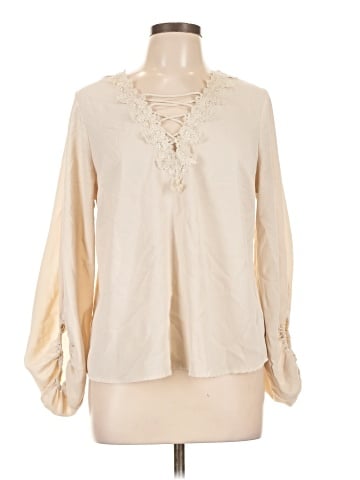Blu Pepper Long Sleeve Blouse (view 1)