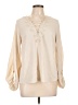 Blu Pepper Ivory Long Sleeve Blouse Size L - photo 1