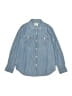 Crewcuts 100% Cotton Chevron-herringbone Blue Long Sleeve Button-Down Shirt Size L (kids) - photo 1