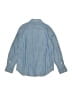 Crewcuts 100% Cotton Chevron-herringbone Blue Long Sleeve Button-Down Shirt Size L (kids) - photo 2