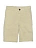 La Coqueta Solid Tan Khaki Shorts Size 8 - photo 1