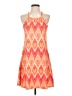 Tehama Print Orange Cocktail Dress Size S - photo 1