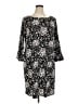 MICHAEL Michael Kors Polka Dots Black Cocktail Dress Size 1X - photo 1